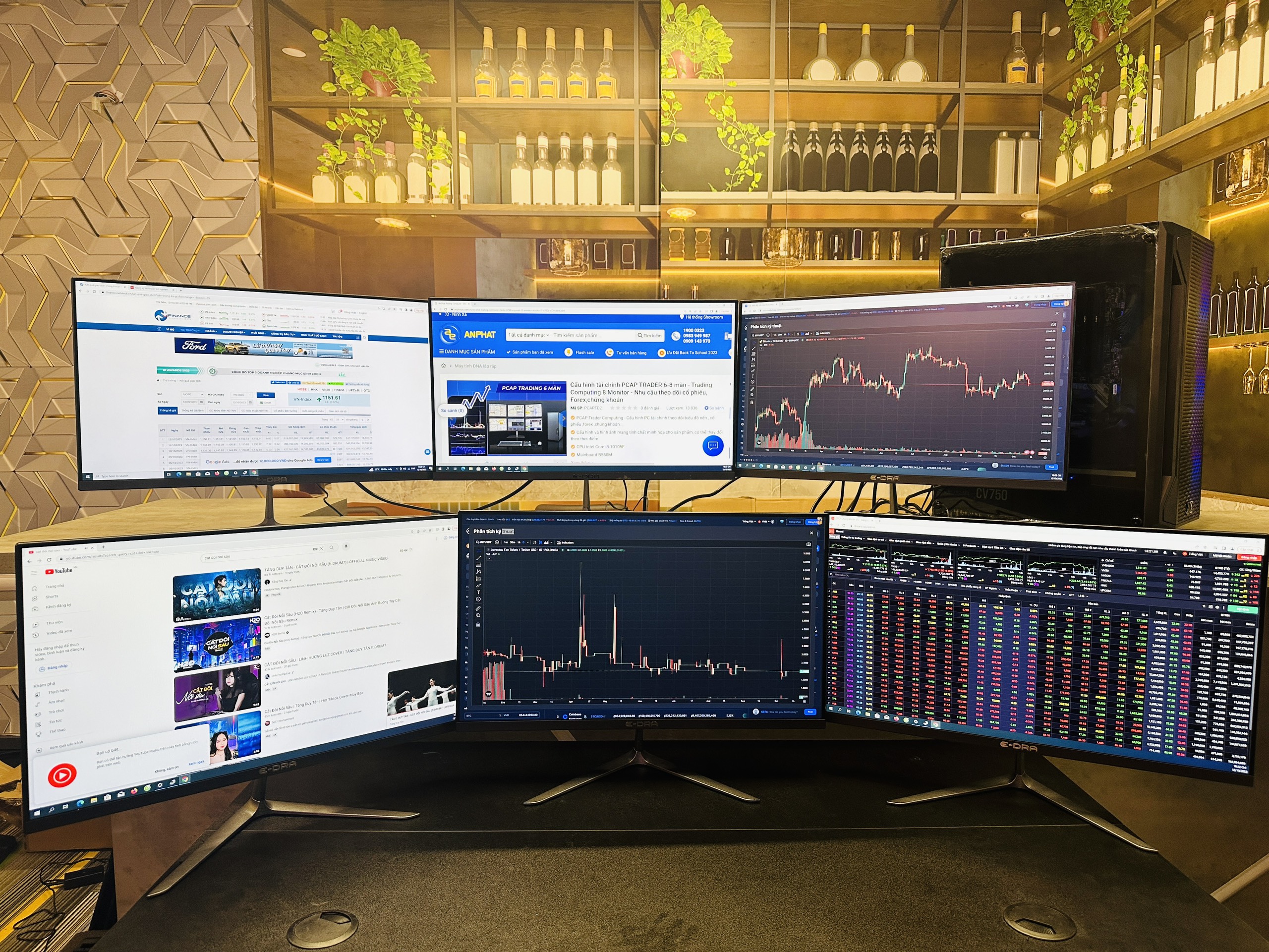 Giao diện máy tính Forex giúp trader dễ dàng nhập thông số và phân tích kết quả